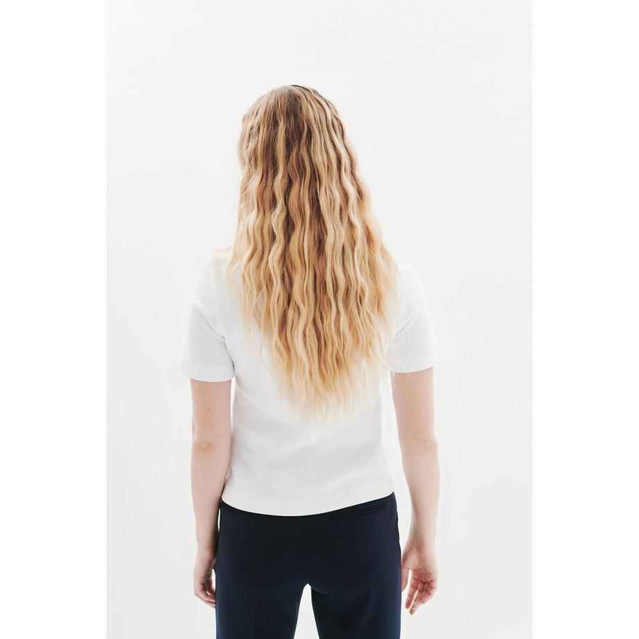 Caroll T-Shirt Col V Manches Courtes Coupe Droite  