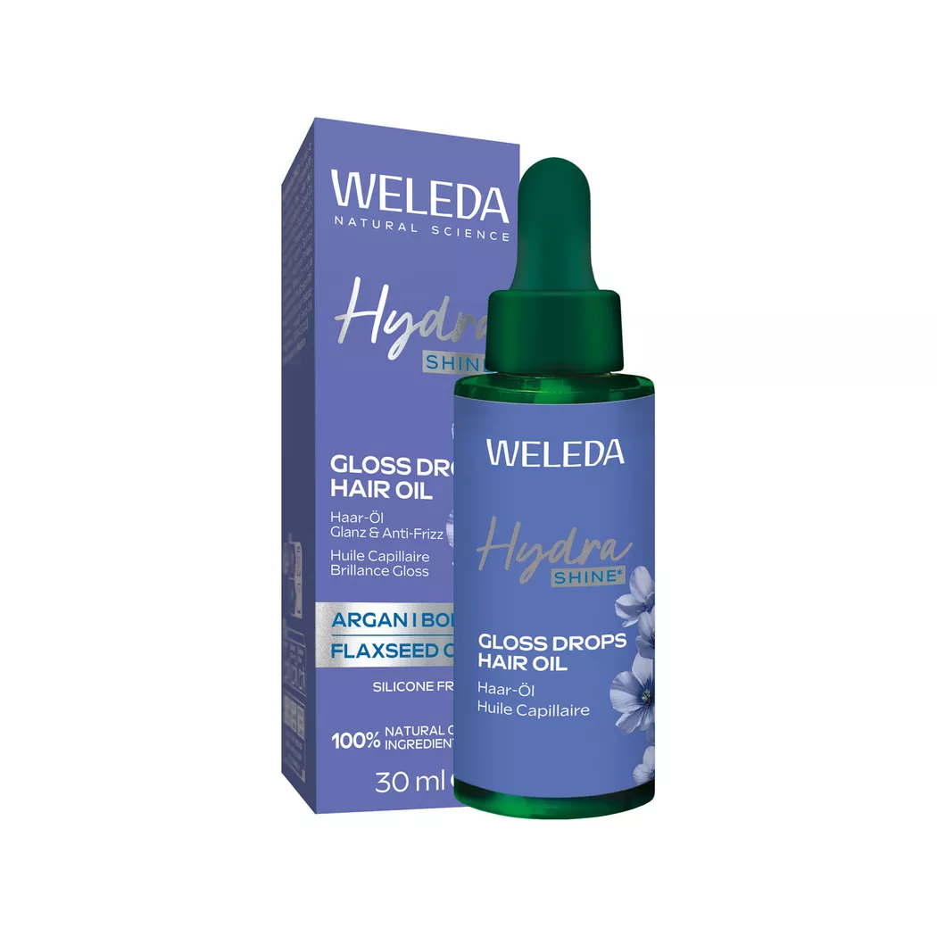 Weleda Hydra Shine Hair Oil Gloss Drops 30ml