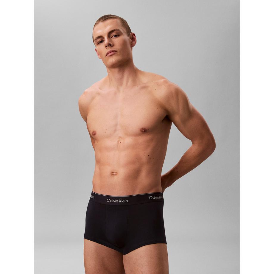 Calvin Klein ICON Cotton Stretch Mutandine Vita Bassa Confezione da 3  