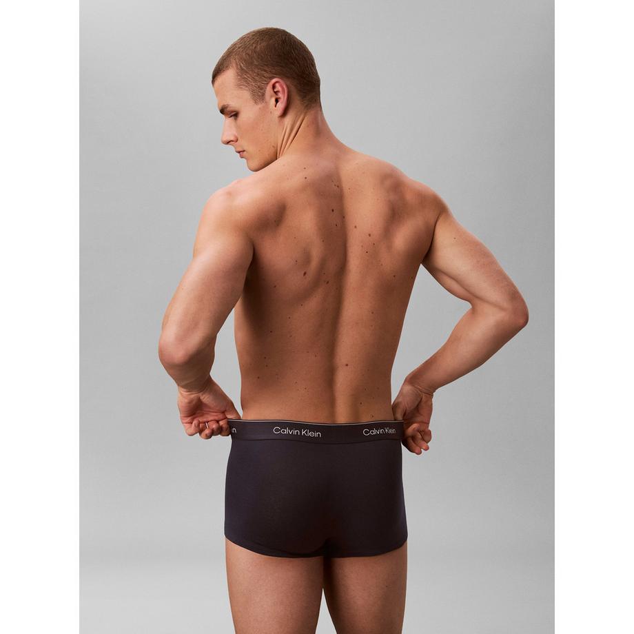 Calvin Klein ICON Cotton Stretch Mutandine Vita Bassa Confezione da 3  