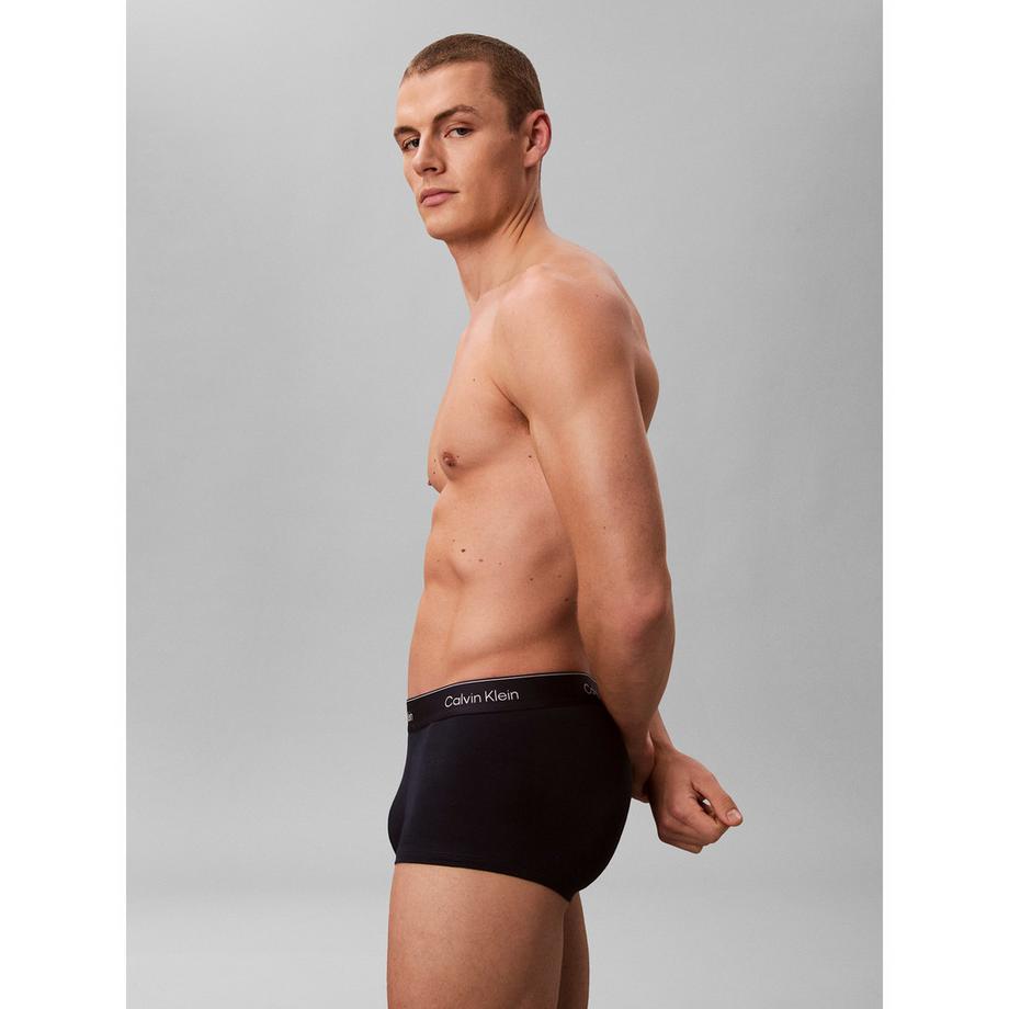 Calvin Klein ICON Cotton Stretch Mutandine Vita Bassa Confezione da 3  