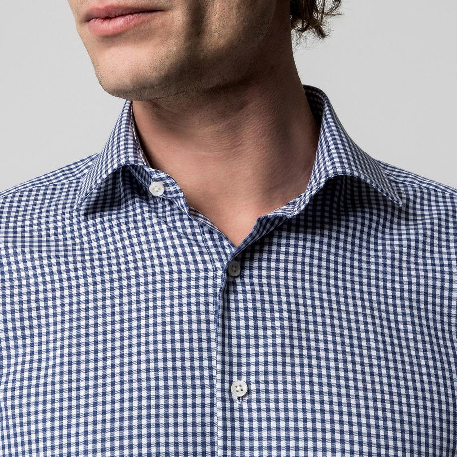 Manor Man Chemise Gingham Regular Fit Manches Longues  