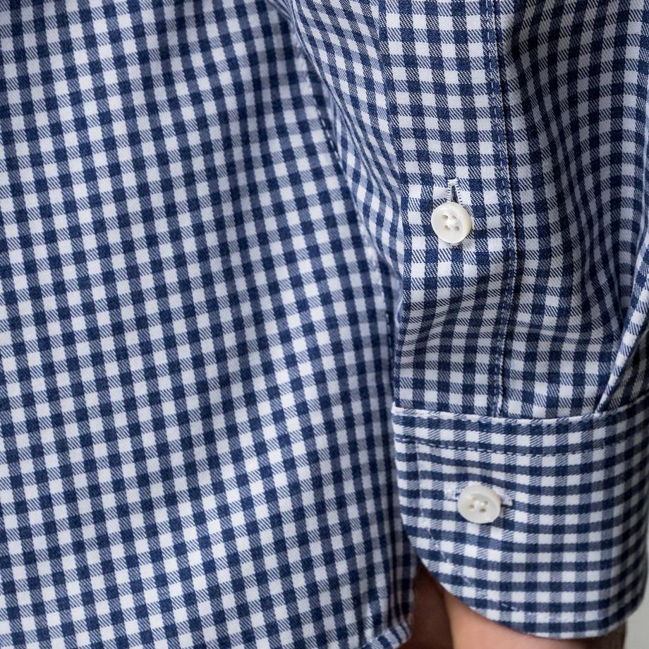 Manor Man Chemise Gingham Regular Fit Manches Longues  