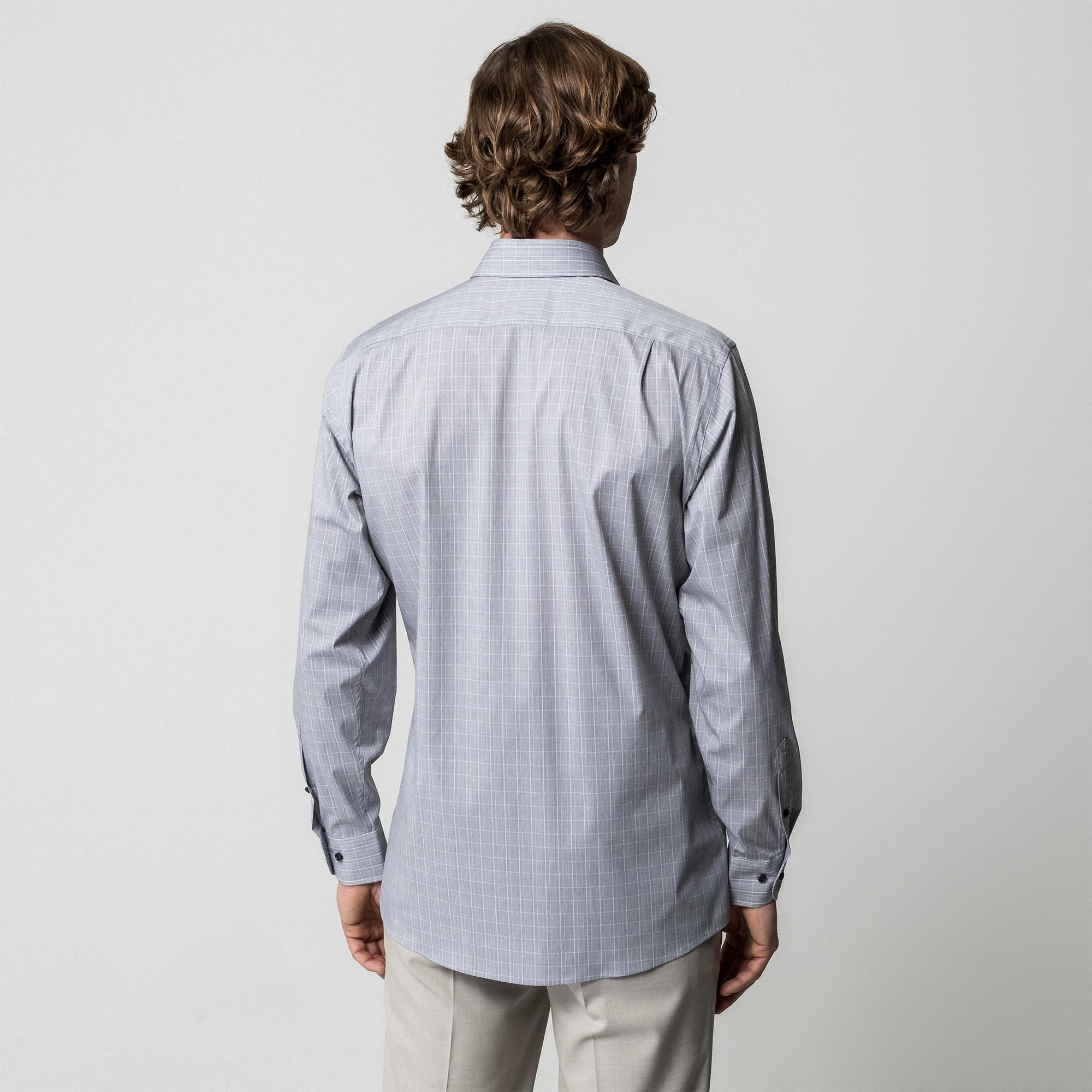 Manor Man Camicia Maniche Lunghe Quadri Regular Fit  