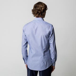 Manor Man Herren Langarm Slim Fit Kent Kragen Hemd  