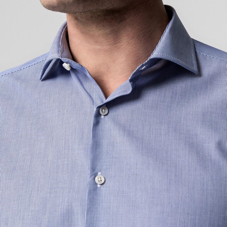 Manor Man Camicia Business Uomo Slim Fit Collo Kent Maniche Lunghe  