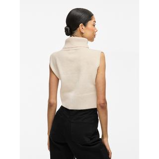 VILA Pull sans manches col roulé  