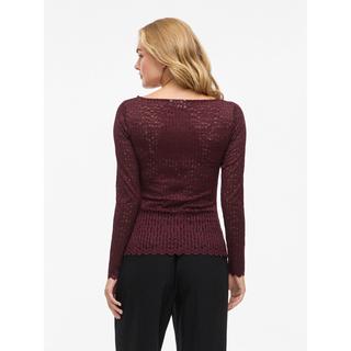 VILA Langarm Slim Fit T-Shirt  