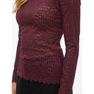 VILA Langarm Slim Fit T-Shirt  