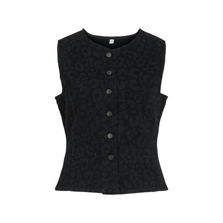 VILA Denim Jacquard Gilet  
