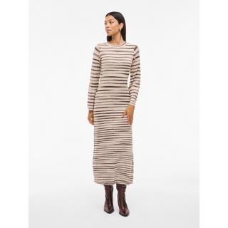 VILA Vialaina Robe Tricot Maxi Imprimée Coupe Slim  