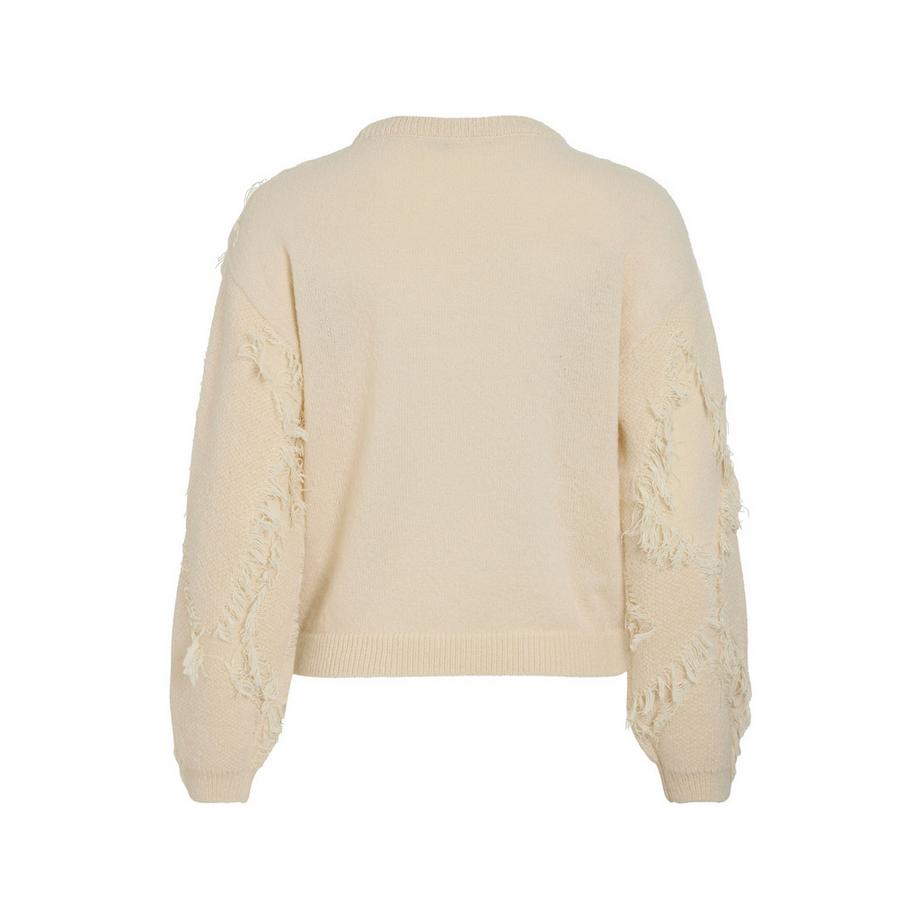 VILA Pullover Girocollo Dettaglio Frange  