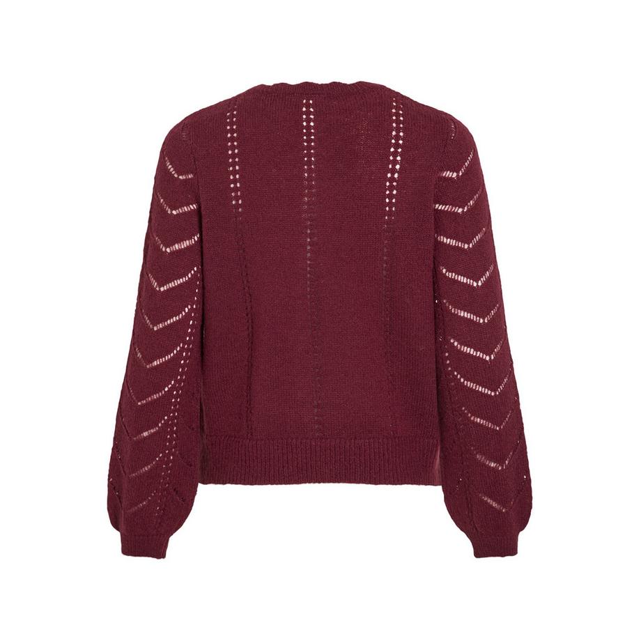 VILA Cardigan Maglia Scollo Rotondo Maniche Lunghe  