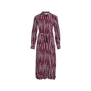 VILA Abito Camicia Maniche Lunghe con Cintura  