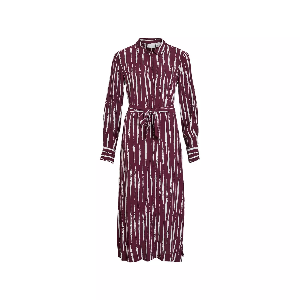 VILA - Kleid, für Damen, Bordeaux, Größe 40
