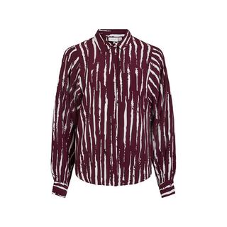 VILA Bluse Abstraktes Streifenmuster  