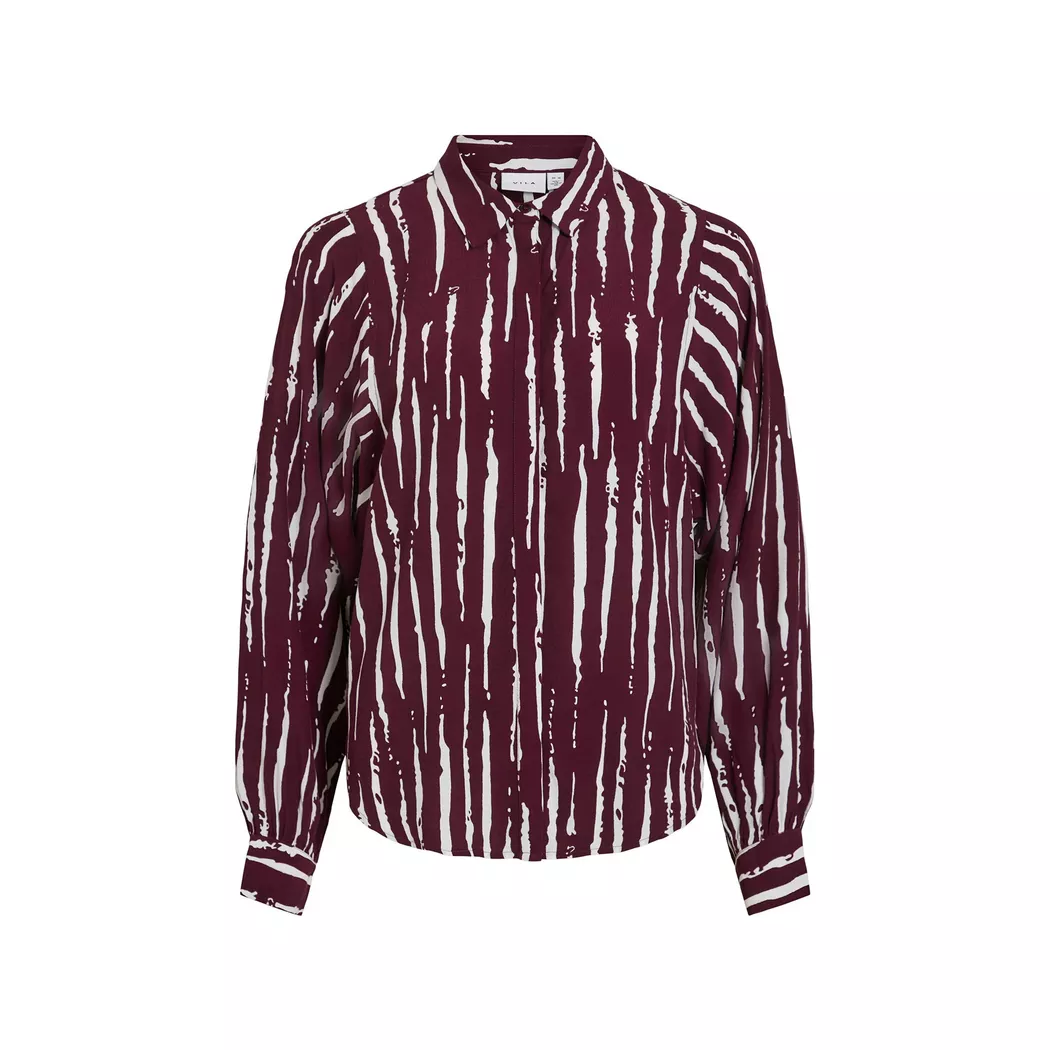 VILA - Bluse, für Damen, Bordeaux, Größe 38