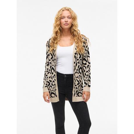 VILA Vitif Jacquard Open Front Cardigan  