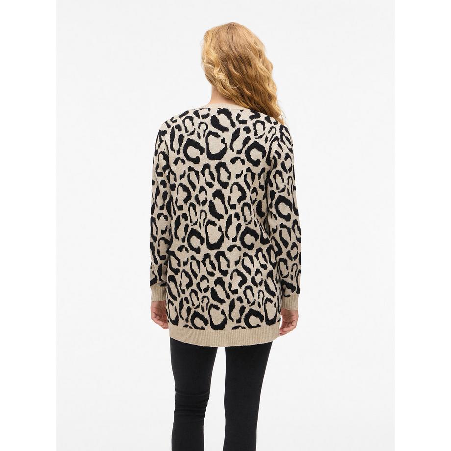 VILA Vitif Jacquard Cardigan Ouvert  