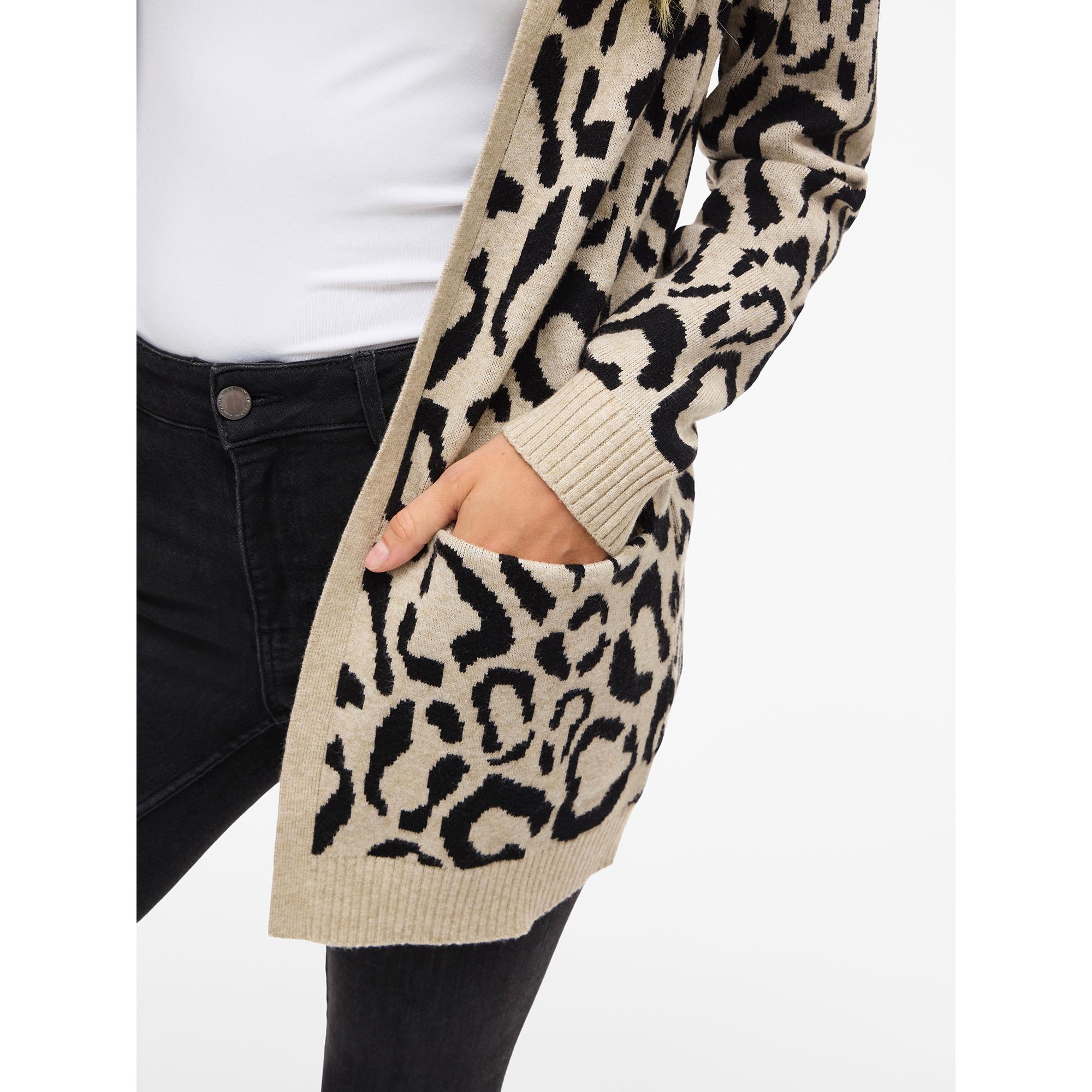 VILA Vitif Jacquard Open Front Cardigan  