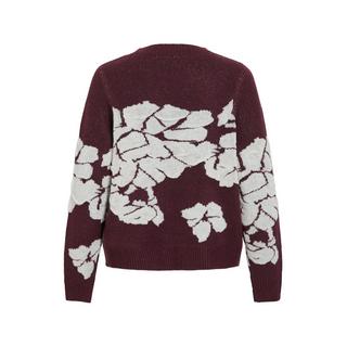 VILA Pull à col rond à motifs  