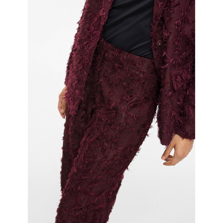 VILA Texturierte High Waist Regular Fit Hose  