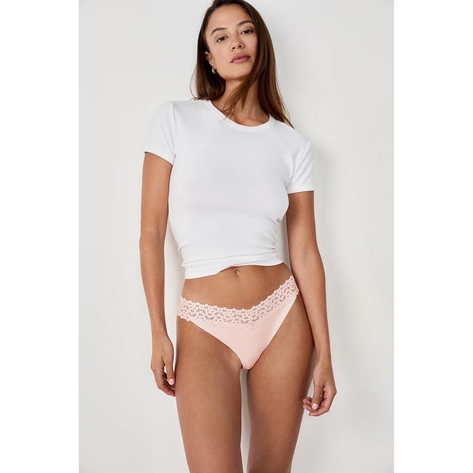 Etam Tanga Pizzo Floreale  