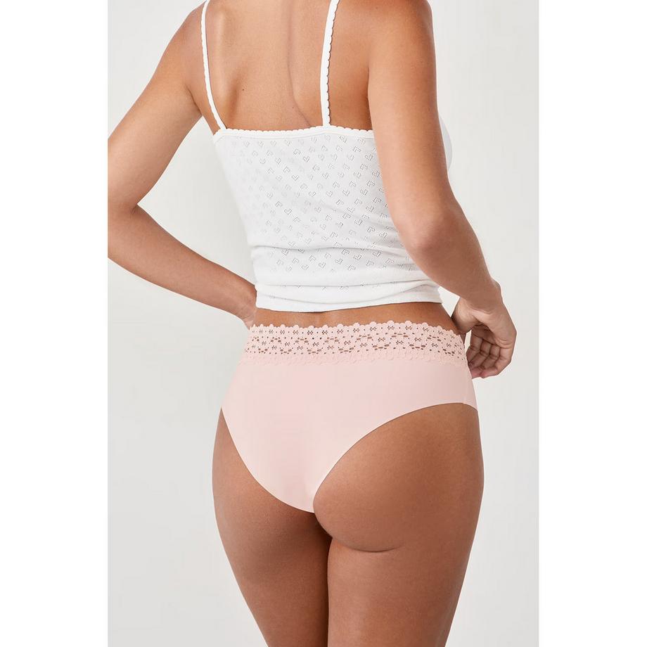 Etam Shorty avec Bordure en Dentelle  