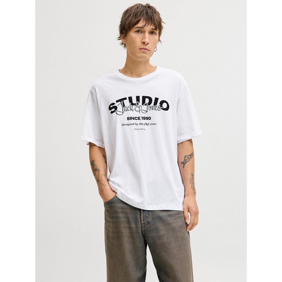 JACK & JONES T-Shirt con Stampa Logo  