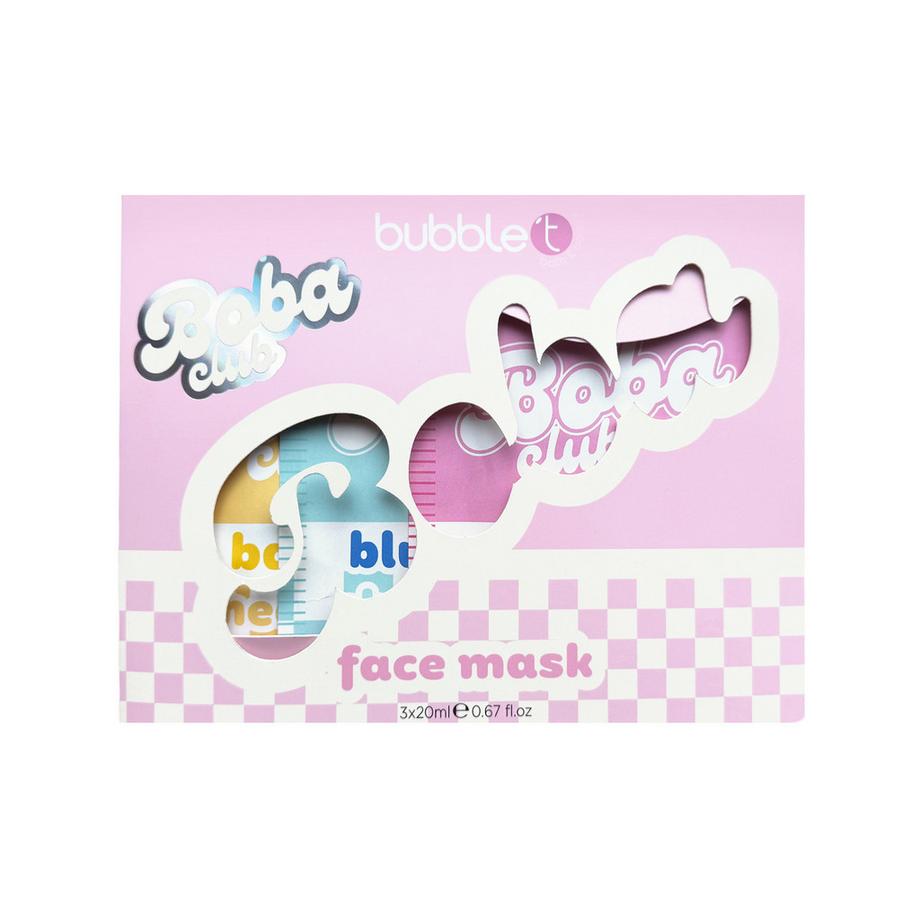 Bubble T  Boba Club – Gesichtsmaske-Set 