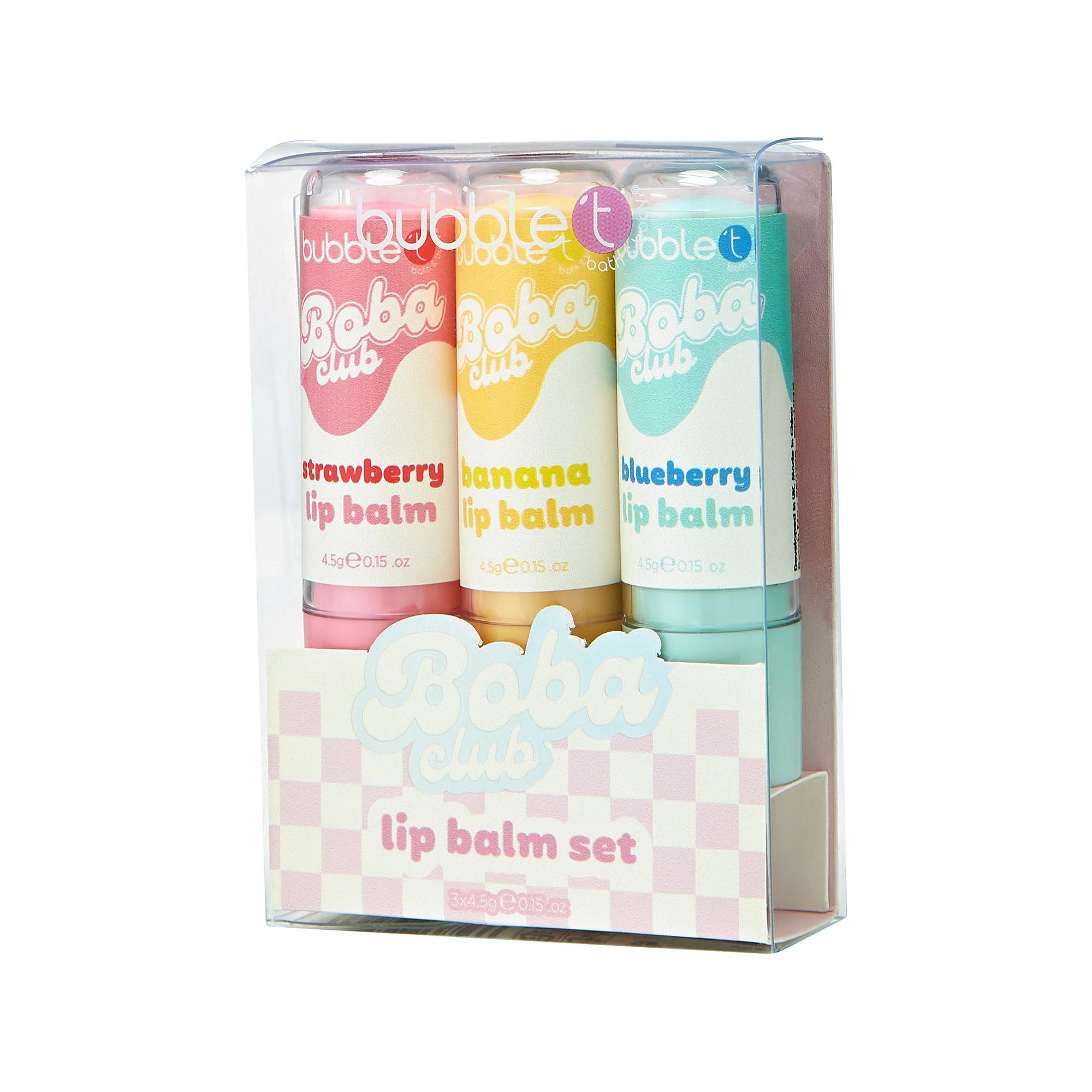 Bubble T  Boba Club – Coffret Baume à Lèvres 
