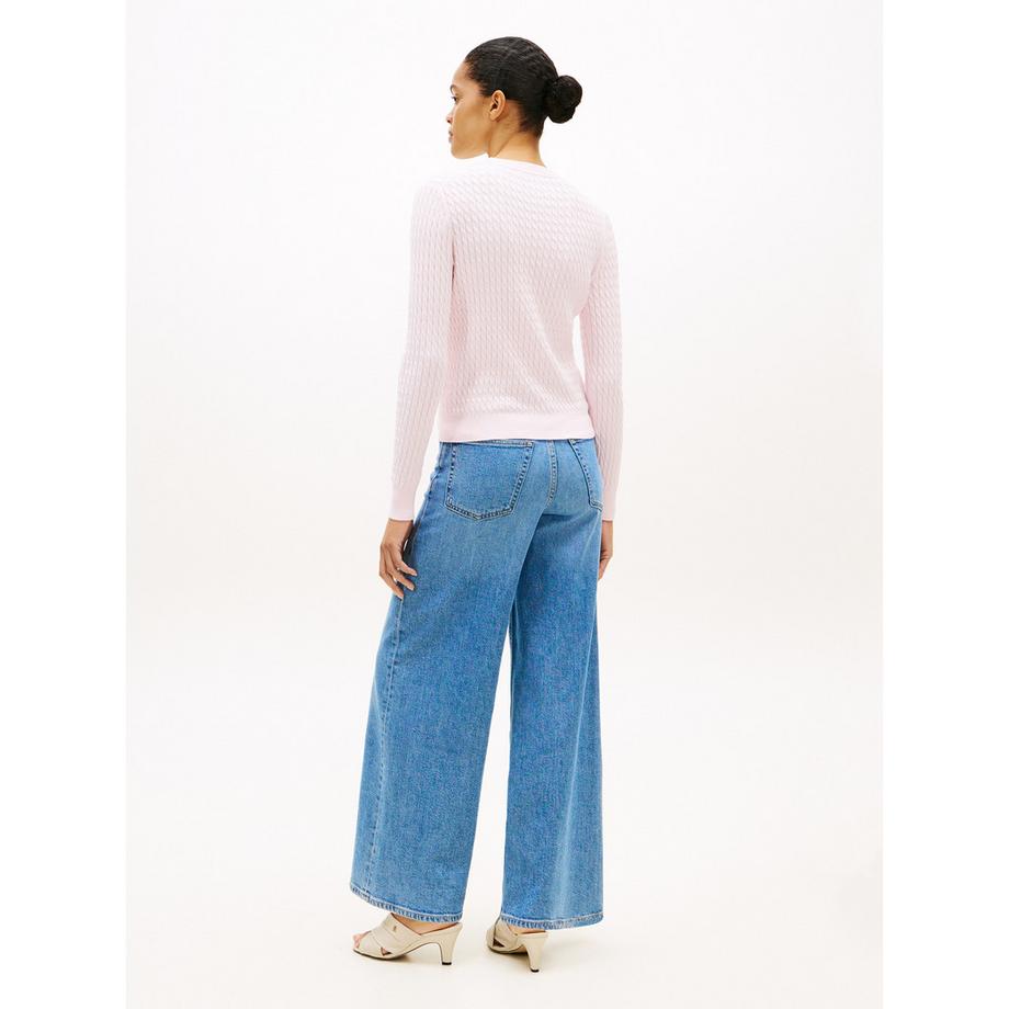 TOMMY HILFIGER Pull en tricot torsadé  