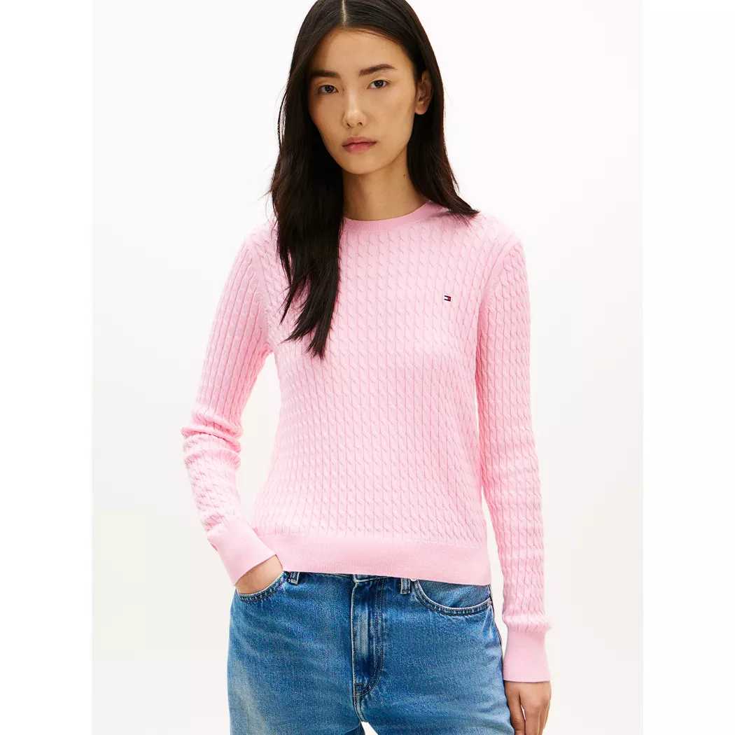 Tommy Hilfiger - Pullover, für Damen, Pink, Größe L