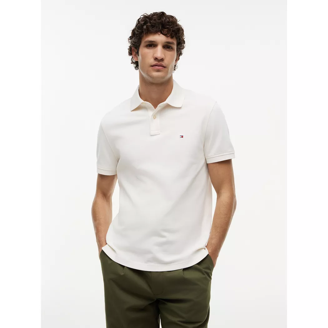 Tommy Hilfiger Polo à Manches Courtes 1985 Regular Fit Ivory Petal XL Homme