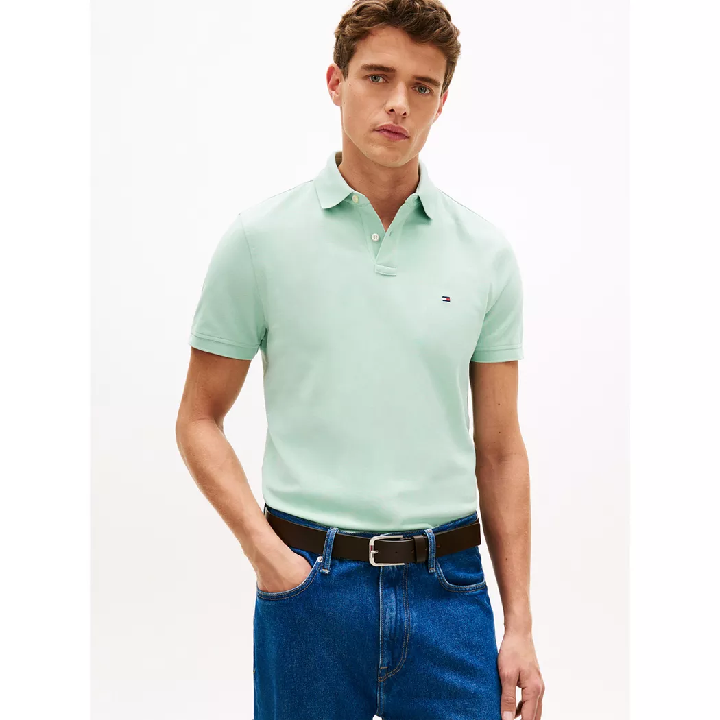 Tommy Hilfiger Polo à Manches Courtes 1985 Regular Fit Crushed Mint XL Homme