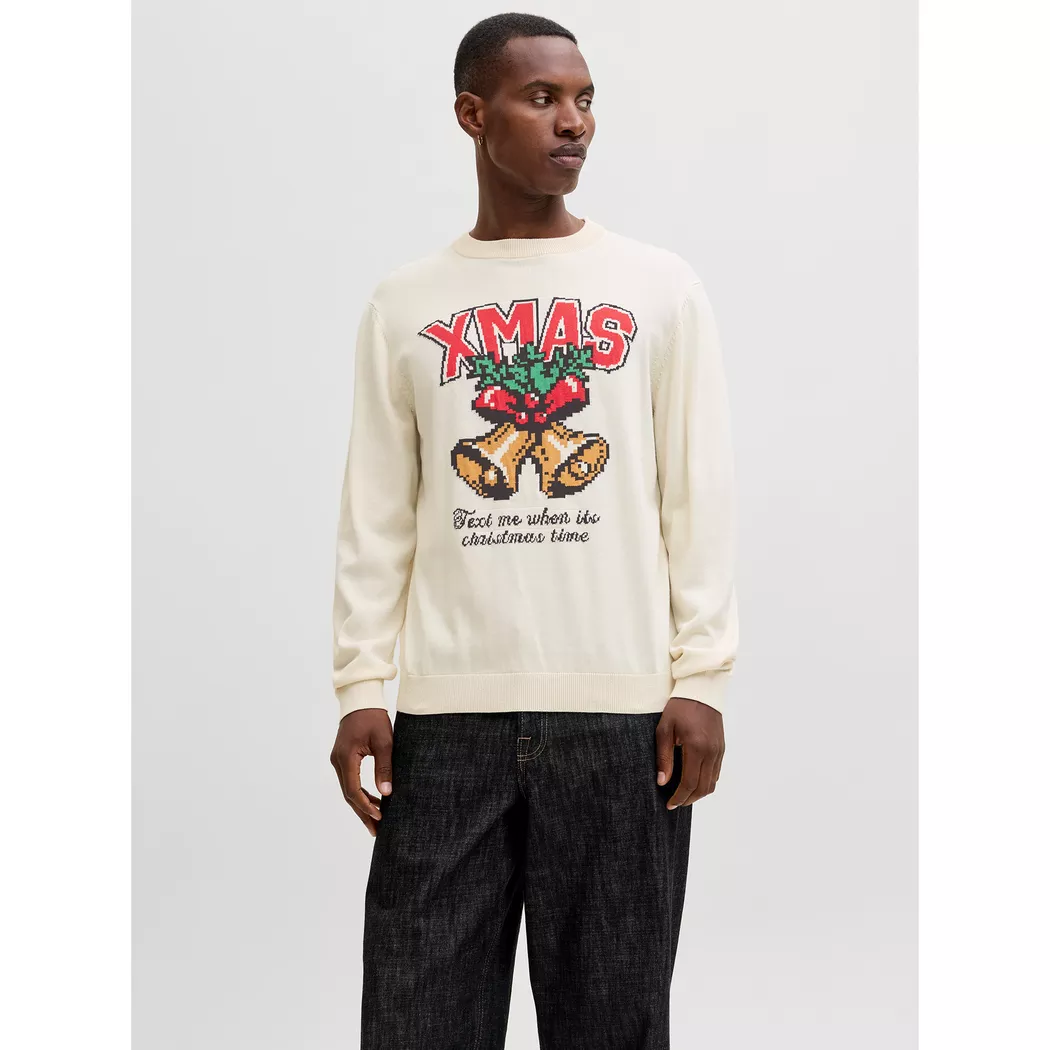 Jack & Jones - Pullover, für Herren, Creme, Größe L