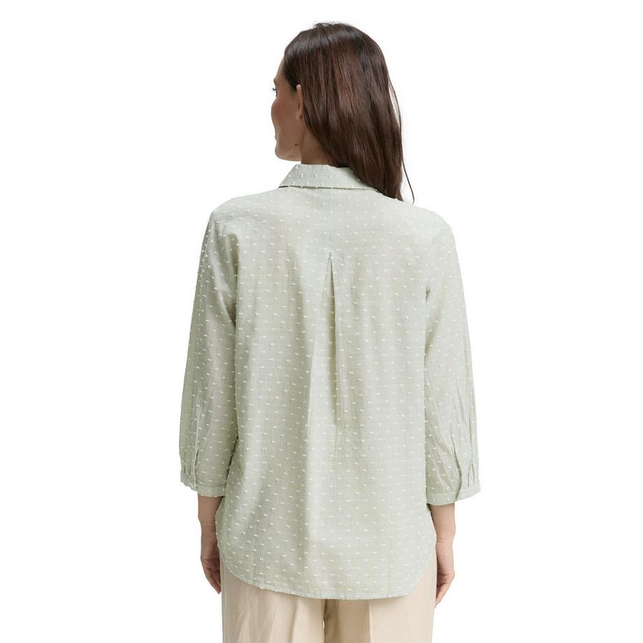 TOM TAILOR Camicetta Dobby Rigata Regular Fit  