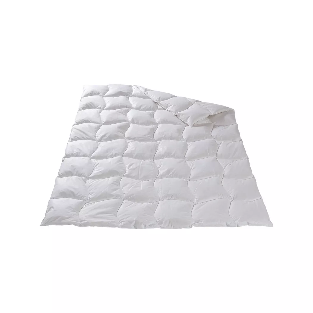 CF by Christian Fischbacher - Leichtes Ganzjahres-Duvet, Saint-Tropez Leichtes Ganzjahres-Duvet, 200 x 210 cm, Weiss