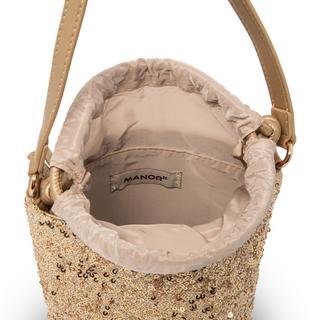 Manor Woman Borsa a tracolla con paillettes  