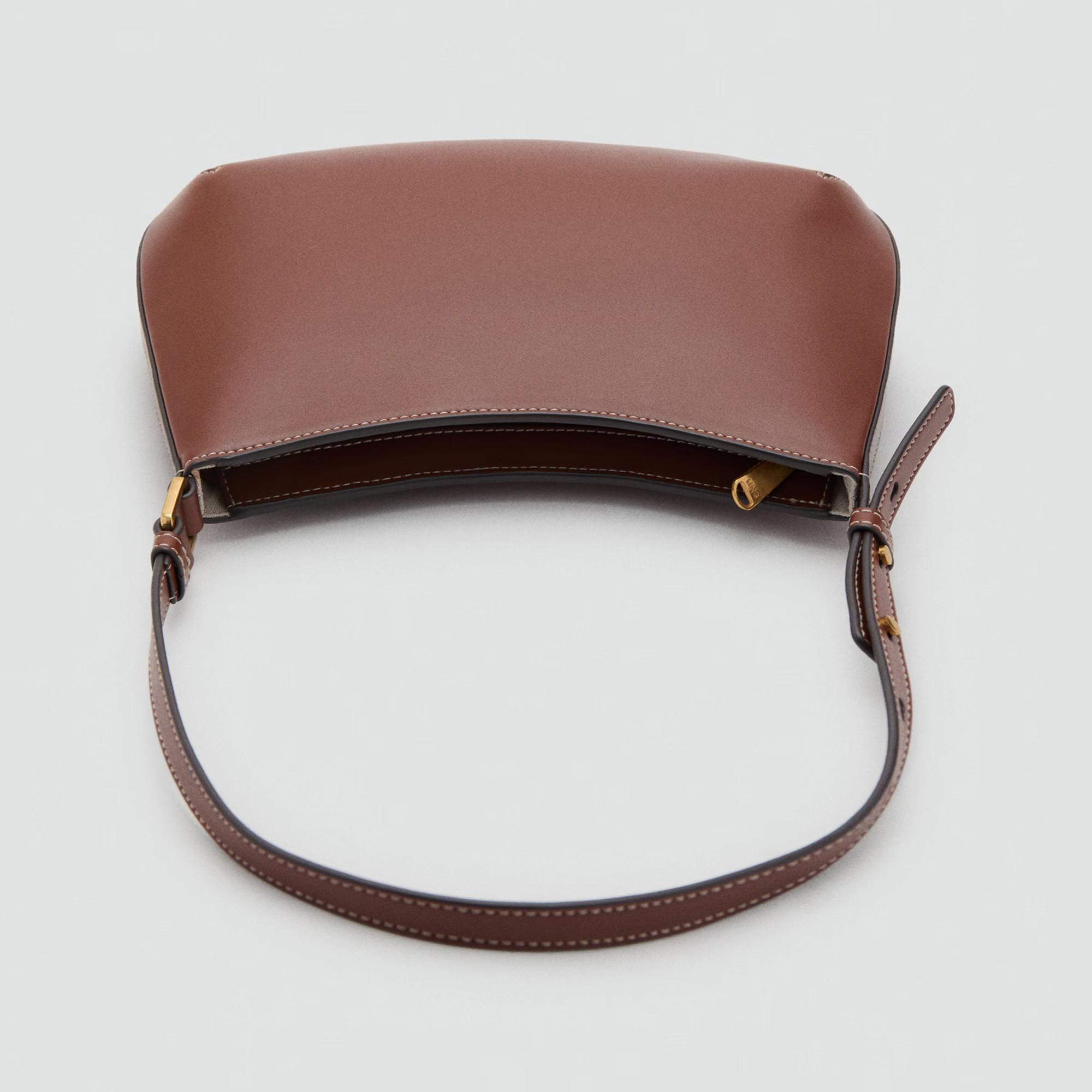 MANGO Romeo Ovale Schultertasche  