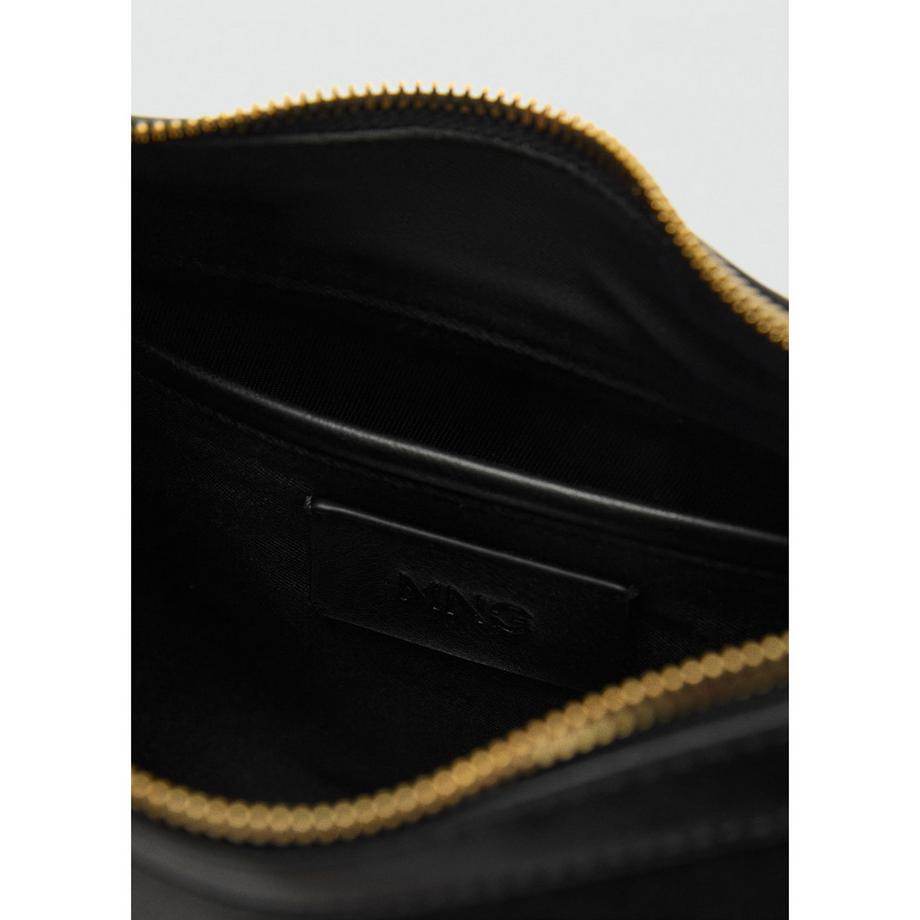 MANGO Schultertasche mit Nieten  