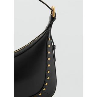 MANGO Sac à Bandoulière avec Clous Décoratifs  