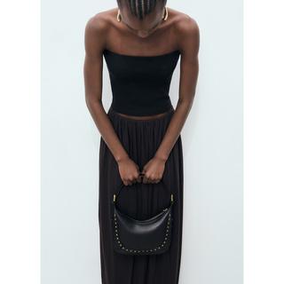 MANGO Sac à Bandoulière avec Clous Décoratifs  