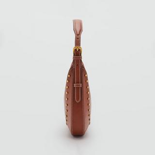 MANGO Sac à Bandoulière avec Clous Décoratifs  