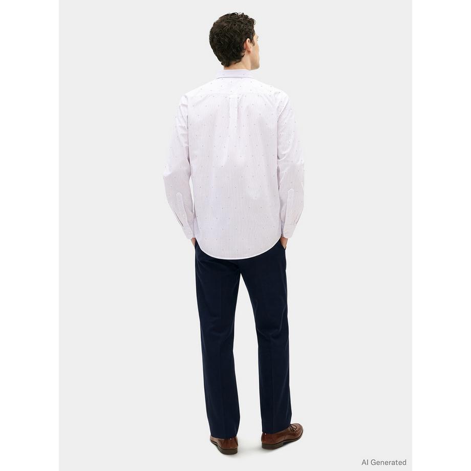 TOMMY HILFIGER Chemise Rayée Manches Longues Regular Fit  