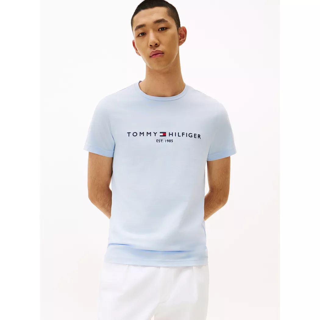 Tommy Hilfiger - T-Shirt, für Herren, Hellblau, Größe M