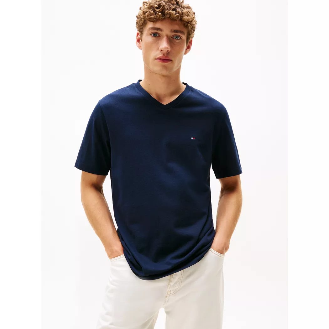 Tommy Hilfiger T-shirt à logo core pour homme bleu capitaine - XXL