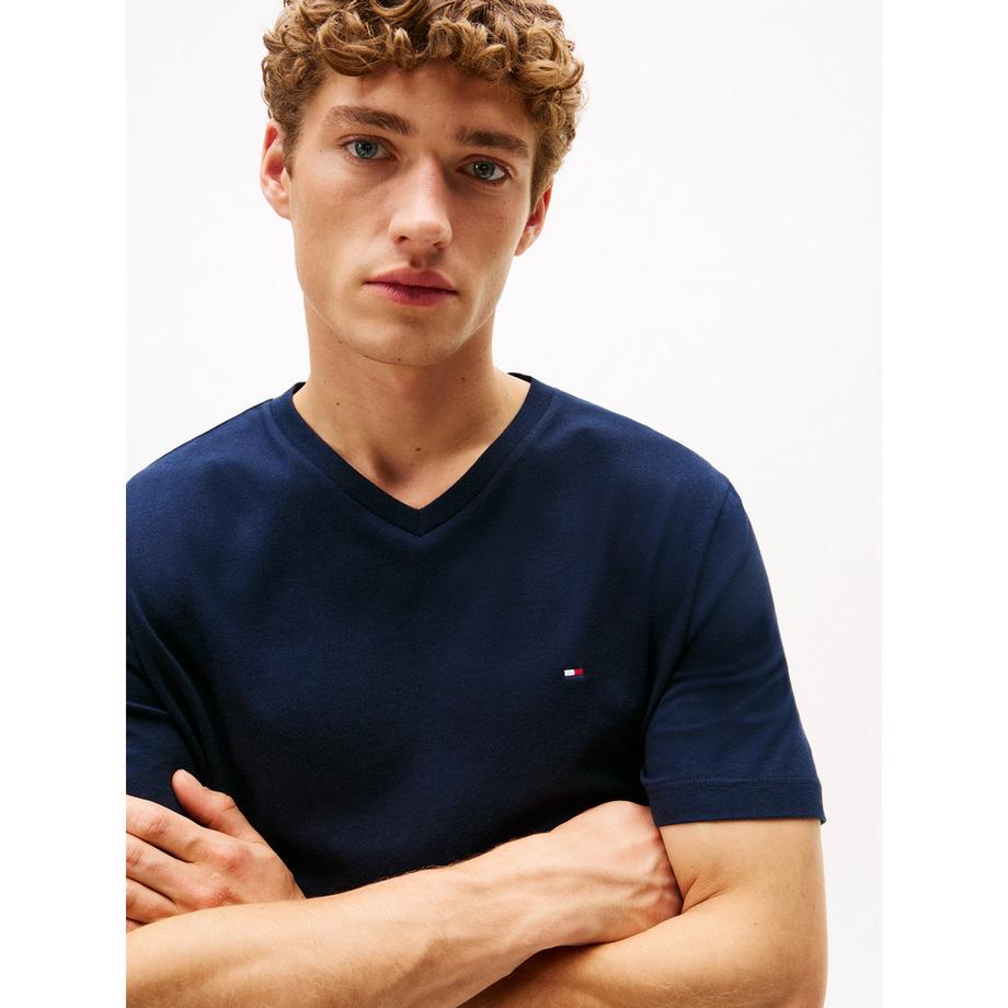 TOMMY HILFIGER V-Ausschnitt T-Shirt  