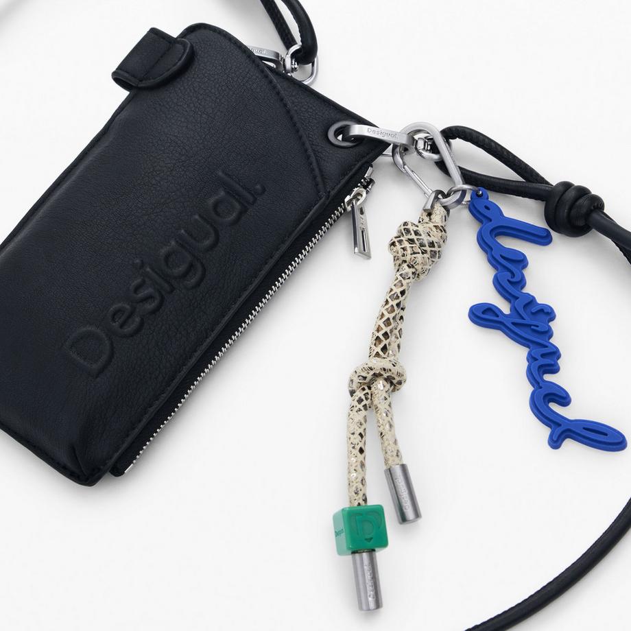 Desigual Mini Crossbody Tasche mit Anhänger  