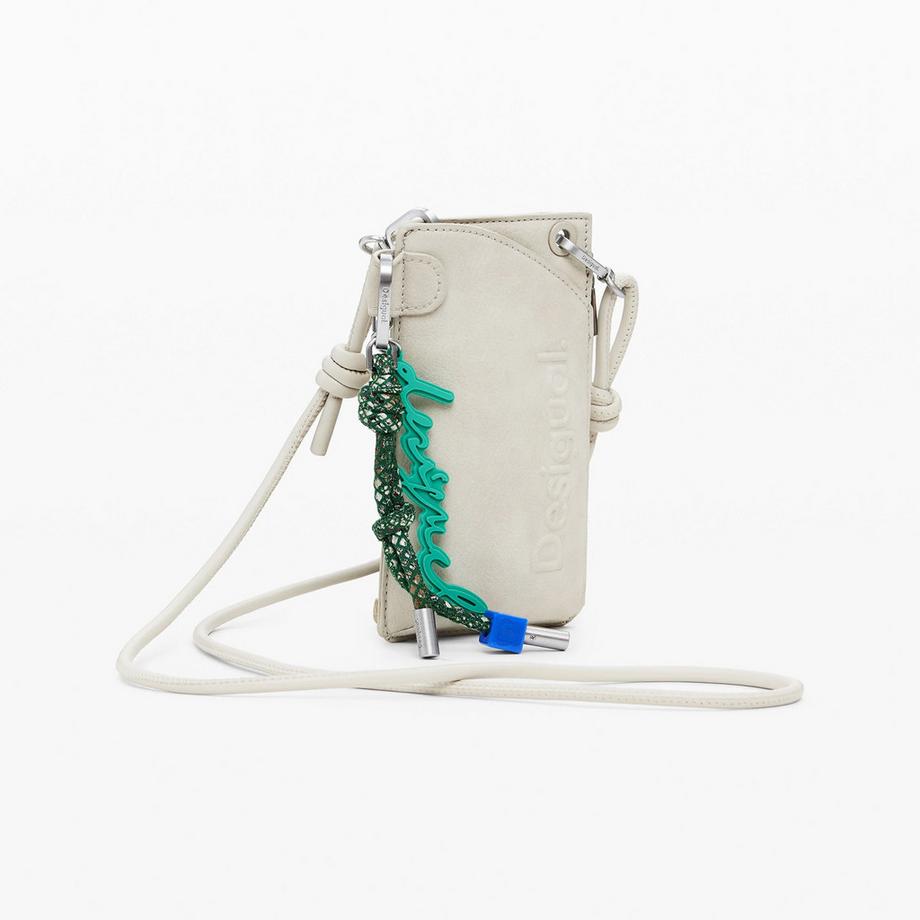 Desigual Mini Borsa a Tracolla con Ciondolo Logo  